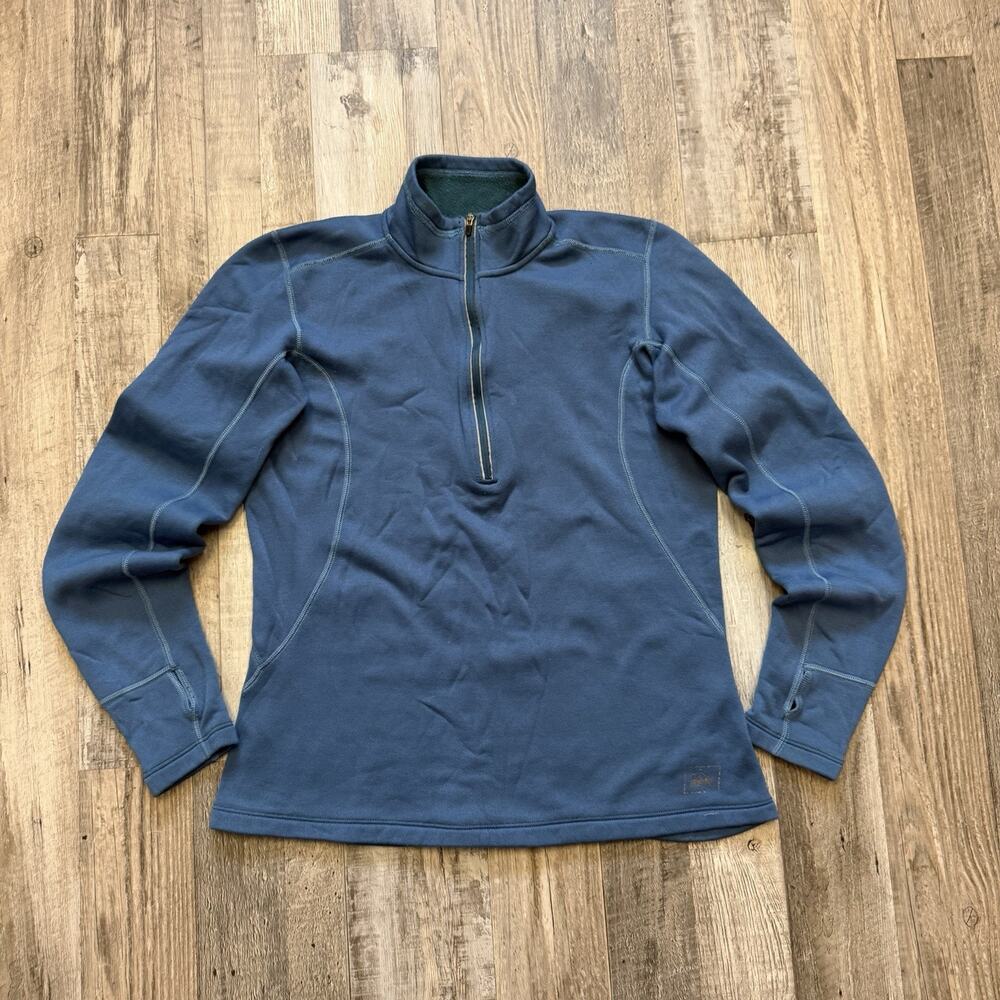 REI CO-OP Womens 1/4 Zip Pullover Fleece Sweater Hiking Outdoor Size Small Comfy